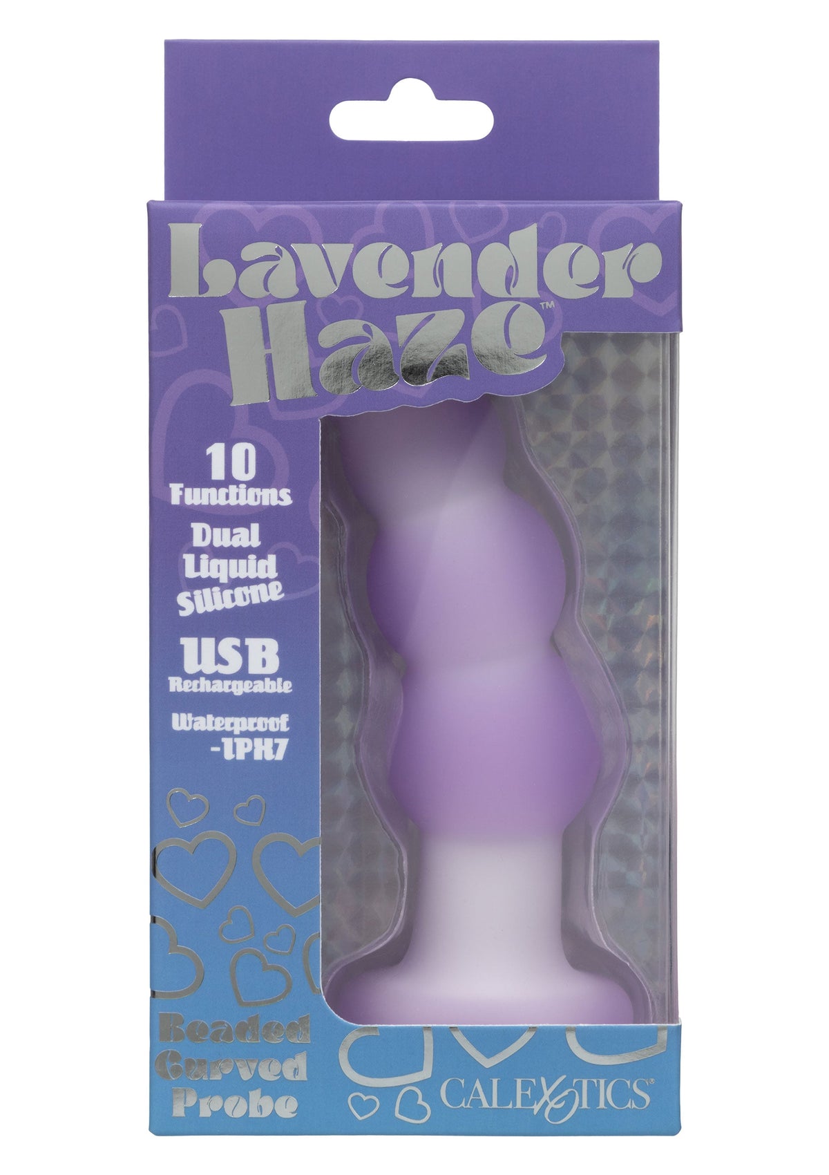 Beaded Curved Probe PURPLE - 1