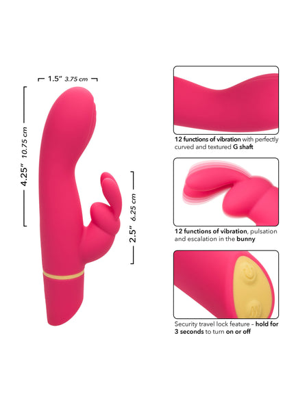 CalExotics Love Bunny Vibrating 'G” Bunny PINK - 2