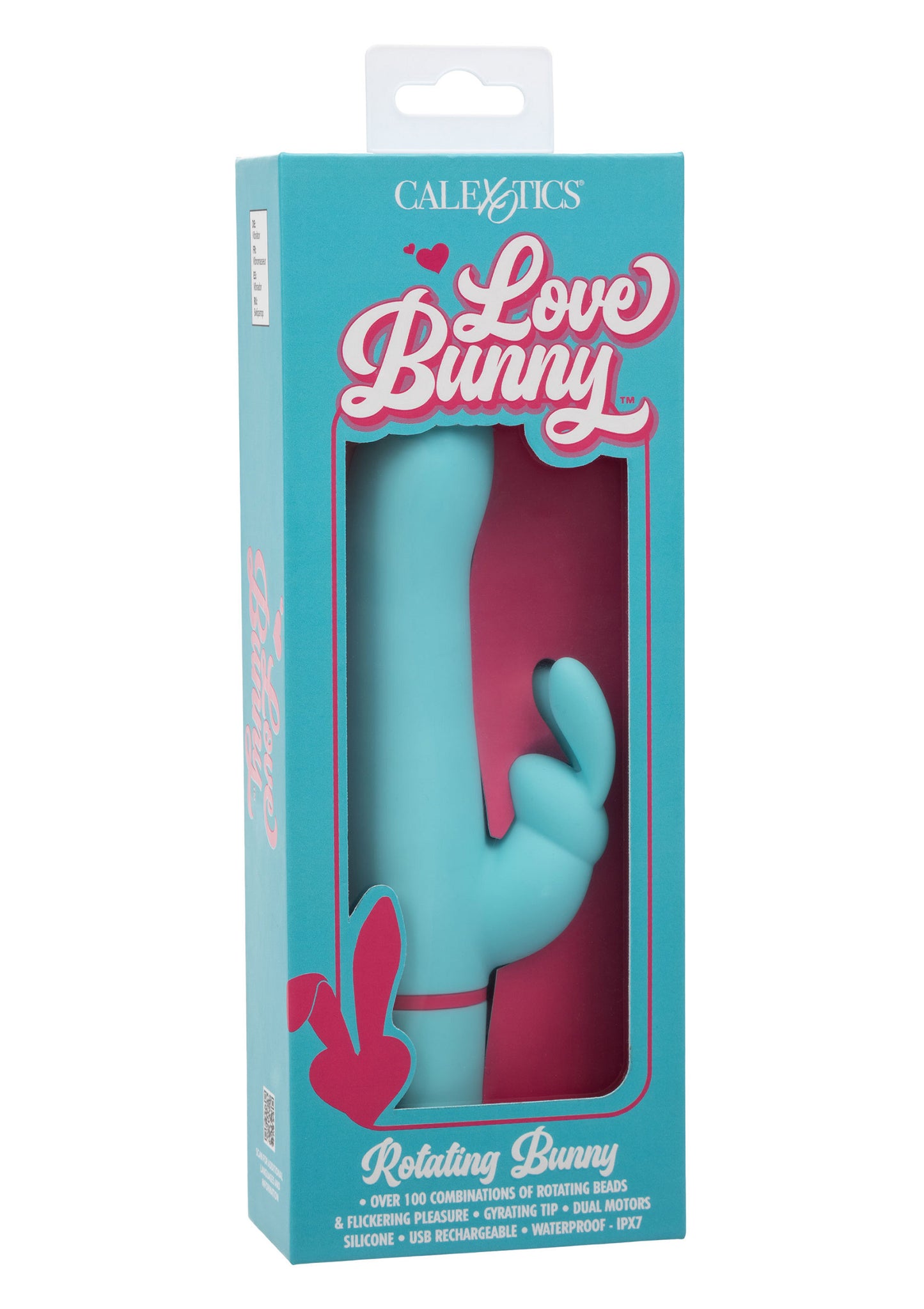 CalExotics Love Bunny Rotating Bunny BLUE - 2