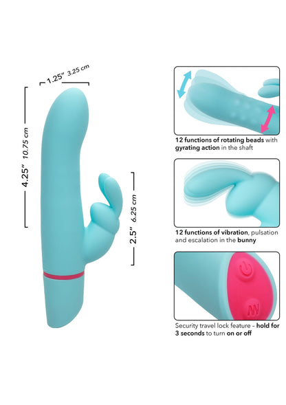 Love Bunny Rotating Bunny BLUE - 3