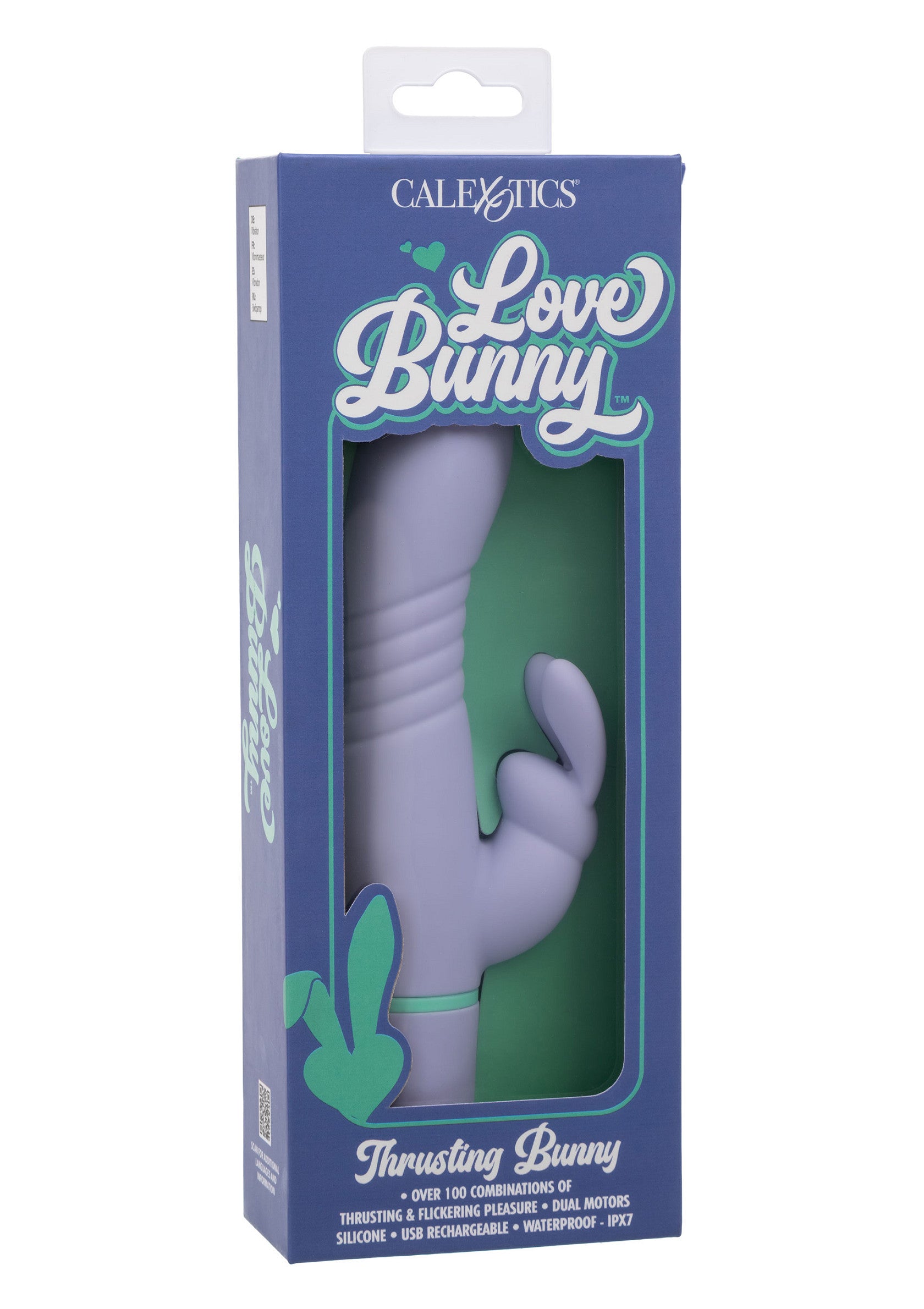 CalExotics Love Bunny Thrusting Bunny PURPLE - 10