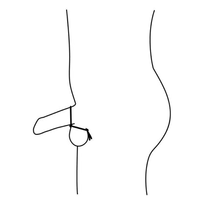 Nexus Forge - Dubbele Verstelbare Penisring - Zwart - 0