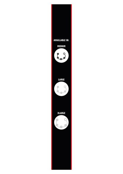 Hidden Desire Extreme Heavy Anal Balls Medium BLACK - 1