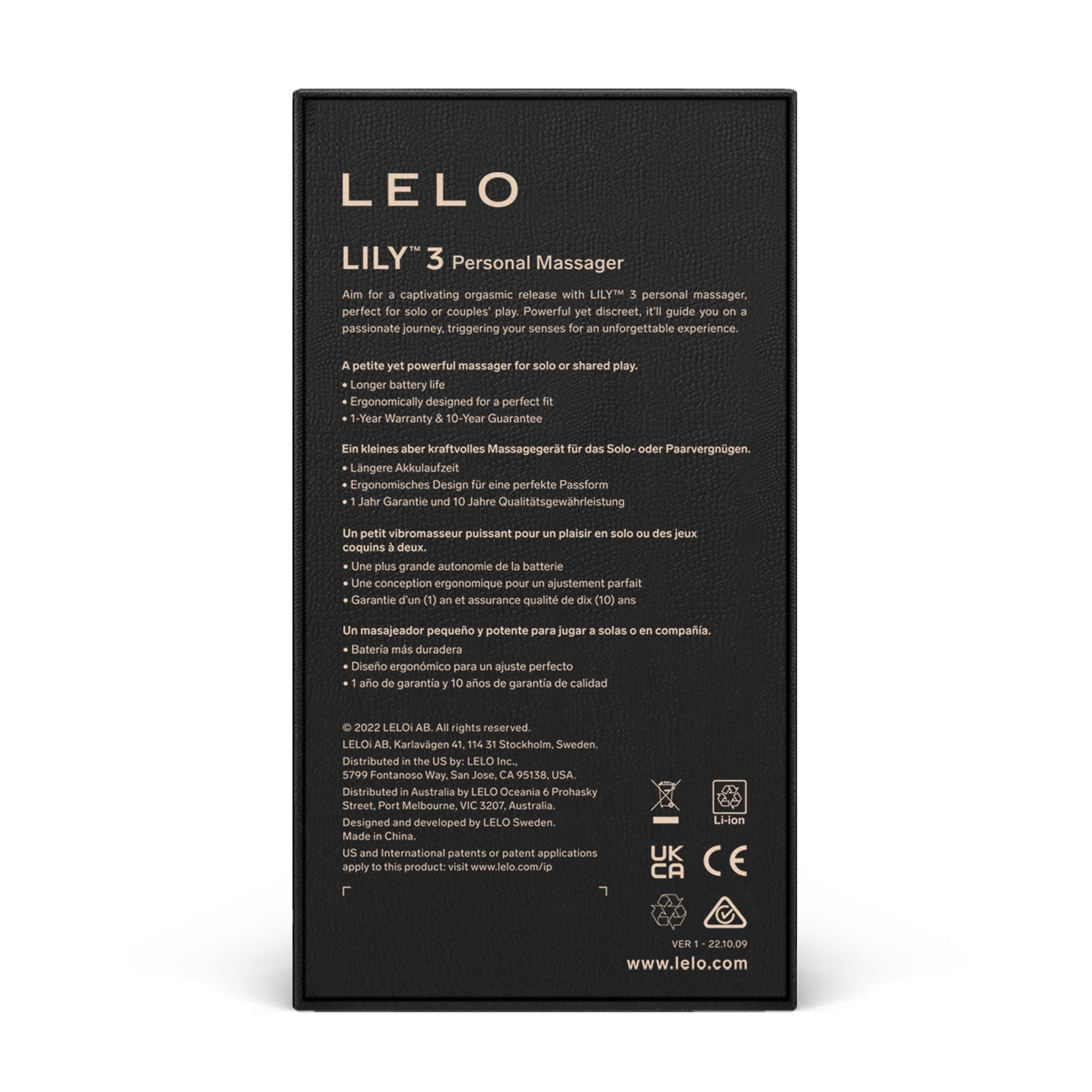 LELO - Lily 3 Personal Massager - Dark Plum - 3