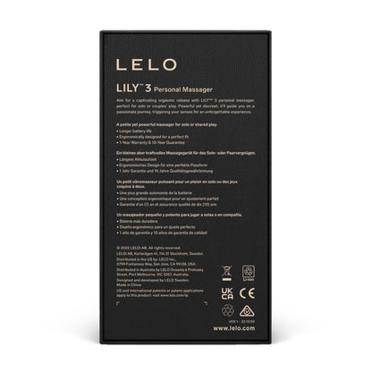 LELO - Lily 3 Personal Massager - Dark Plum - 3