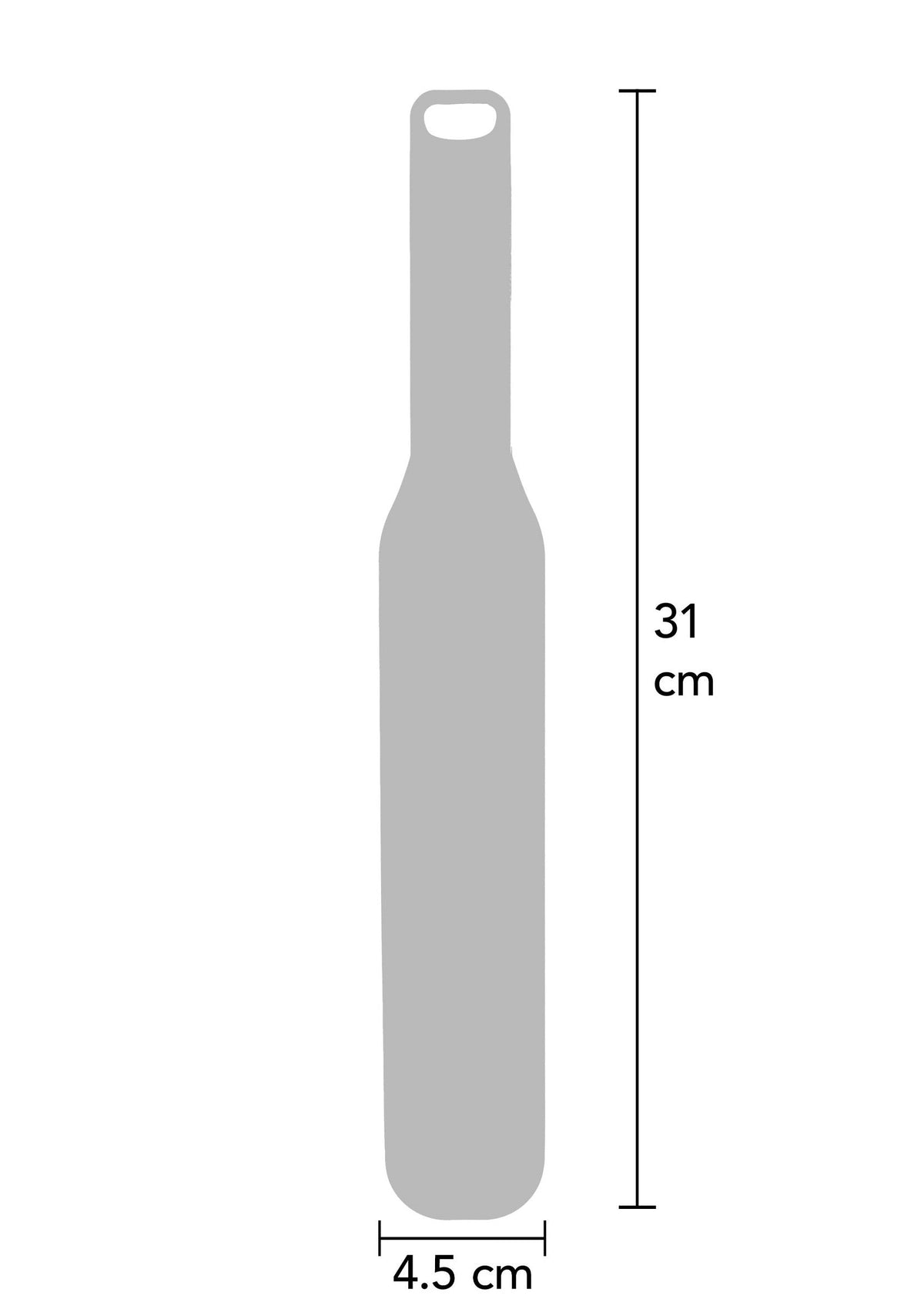 Spiked Paddle Large BLACK - 1