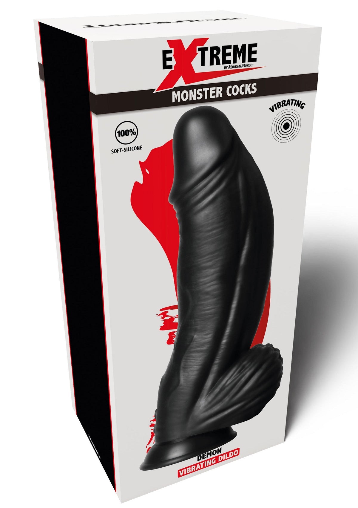 Demon Monster Dildo BLACK - 2