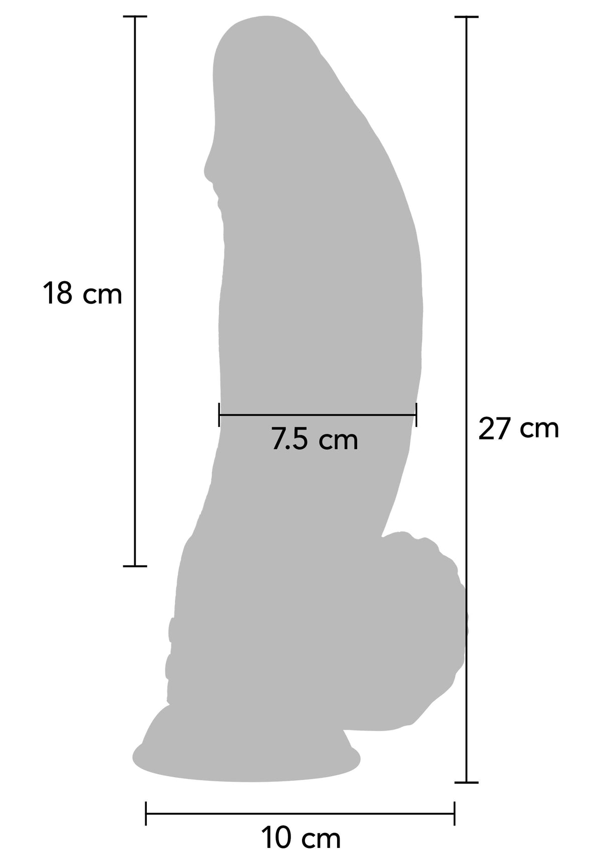 Demon Monster Dildo BLACK - 0