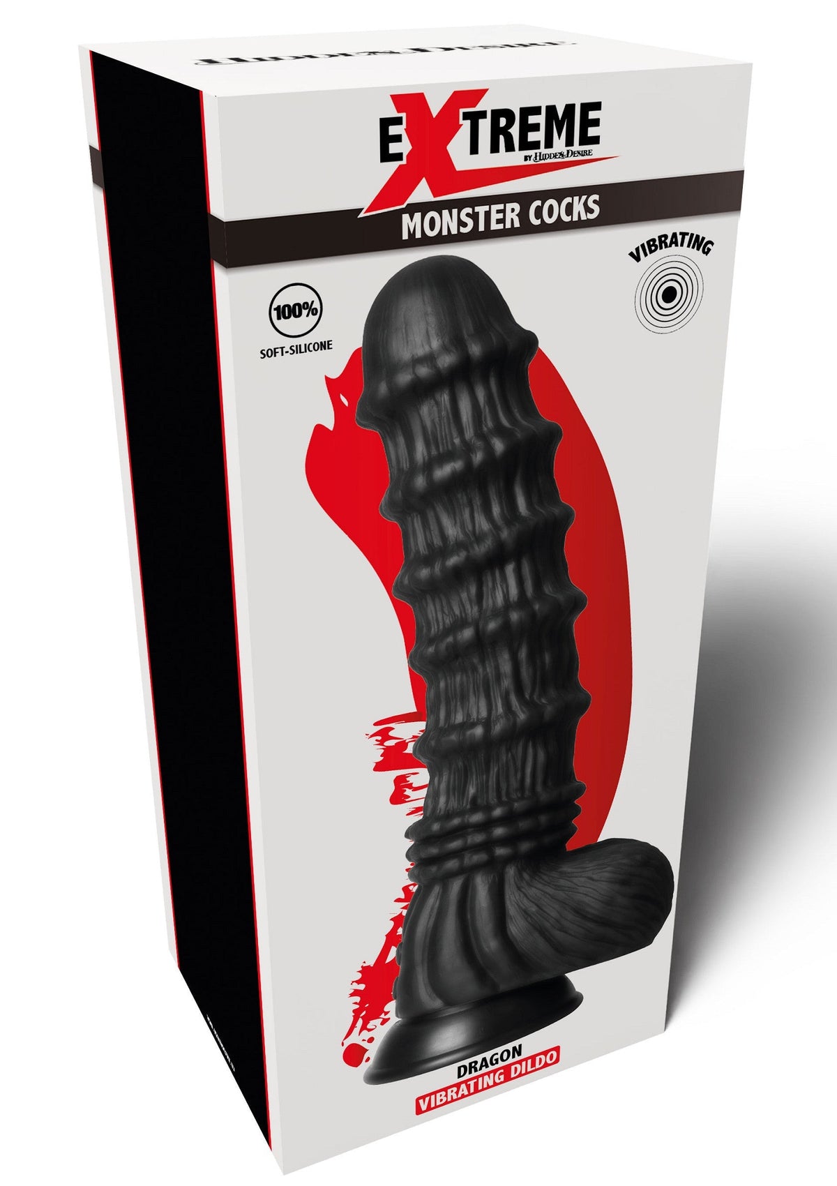 Dragon Monster Dildo BLACK - 2