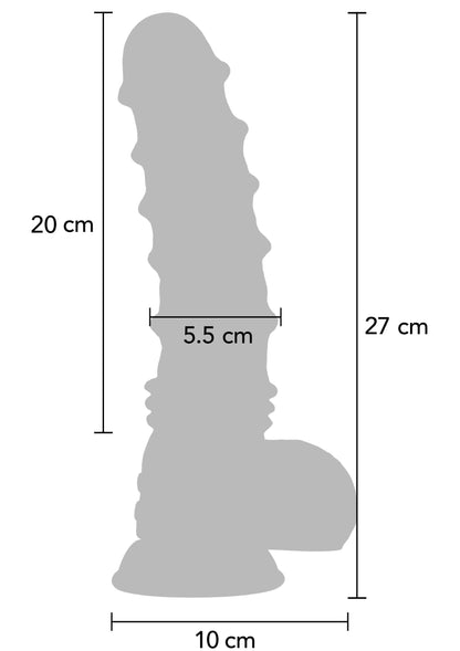 Dragon Monster Dildo BLACK - 1