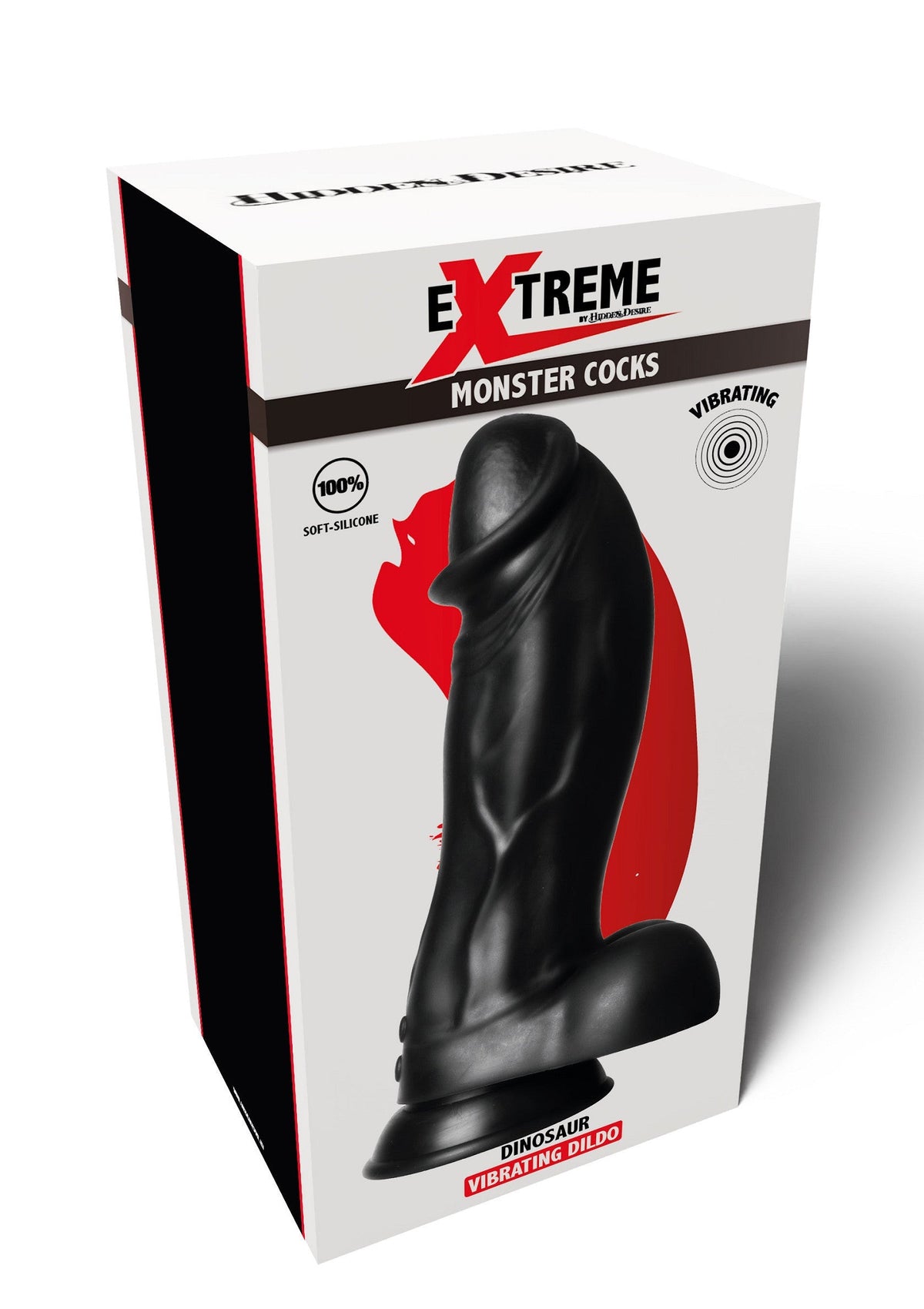 Dinosaur Monster Dildo BLACK - 2