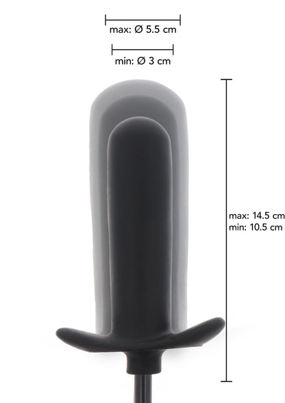 Inflatable Smooth Plug Starter BLACK - 1