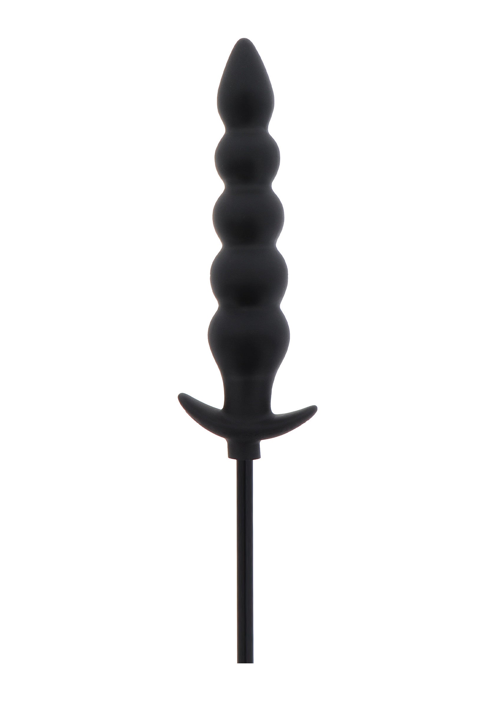 Hidden Desire Extreme Inflatable Ribbed Plug - Advanced BLACK - 2