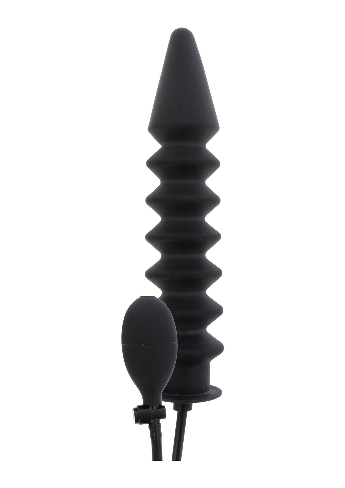 Inflatable Ribbed Plug Expert BLACK - 3