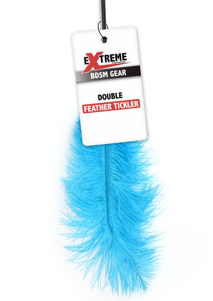 Double Feather Tickler BLUE - 1