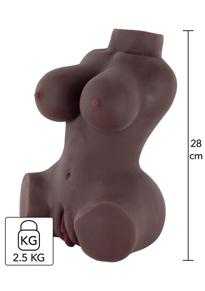 Ebony Fuck Goddess Mastubator 2.5 kg BROWN - 0