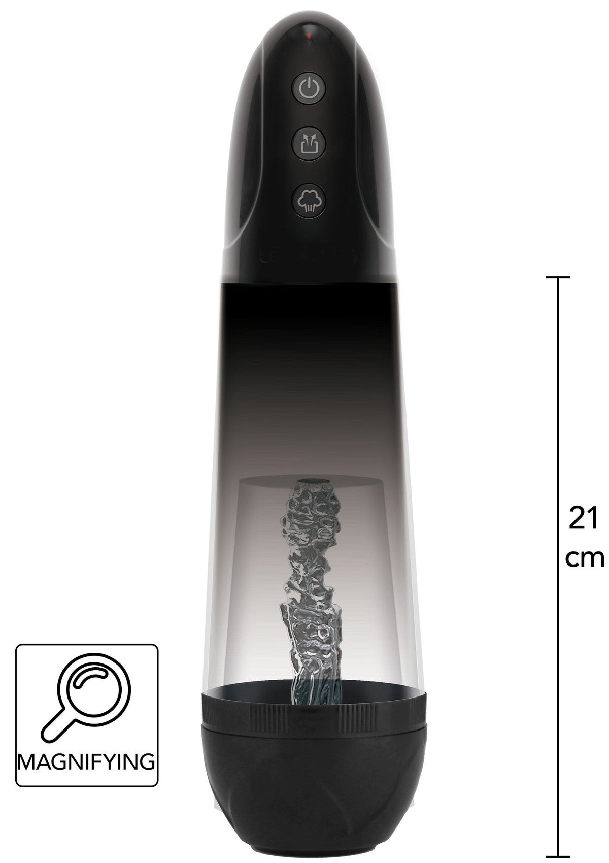 Automatic Magnify Penis Pump BLACK - 0