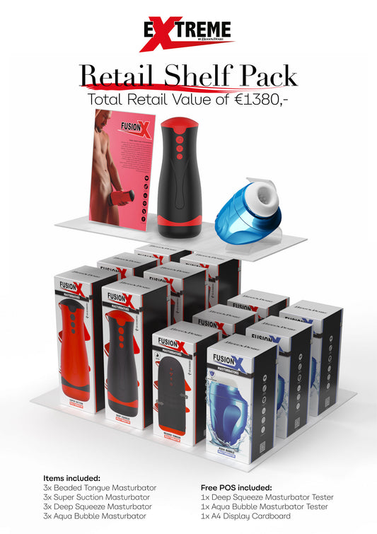 Hidden Desire FusionX Masturbators Retail Shelf Pack