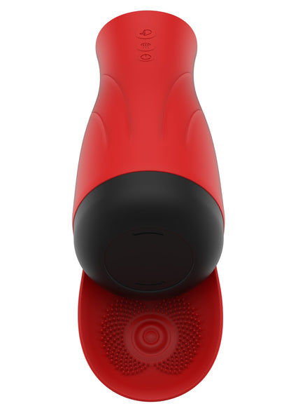 Super Suction Nutbuster Triple Masturbator RED - 6