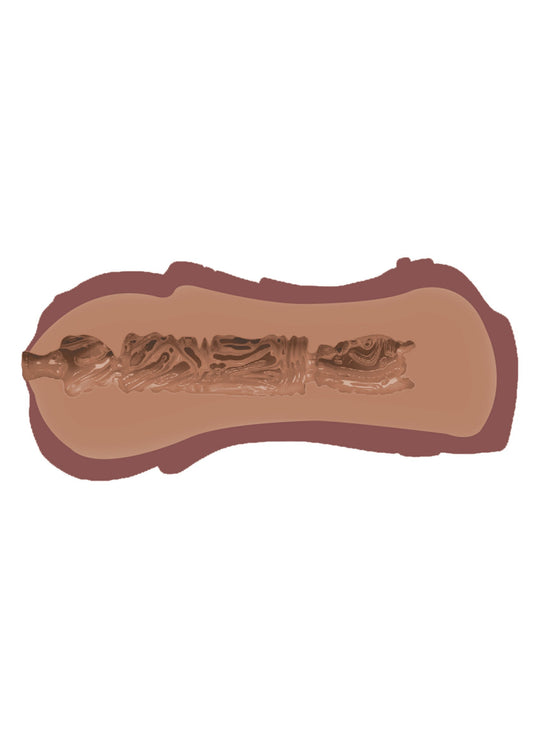 Hidden Desire Bangers Super Wet Tight Twat Vibrating - Brown skin tone