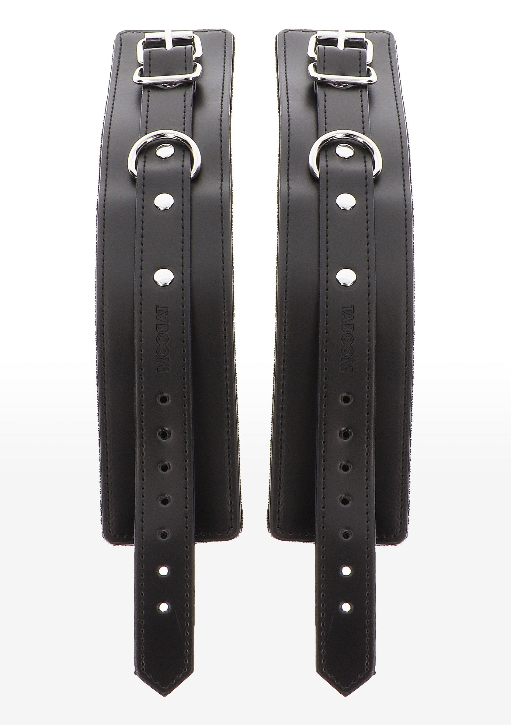 Taboom Bondage Essentials Wrist Cuffs BLACK - 0