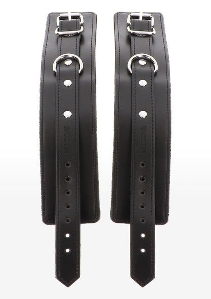 Taboom Bondage Essentials Wrist Cuffs BLACK - 0