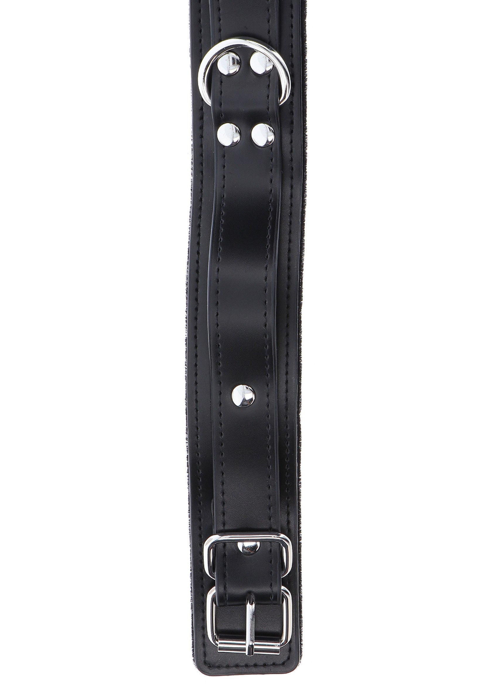 Heavy D-Ring Collar BLACK - 3