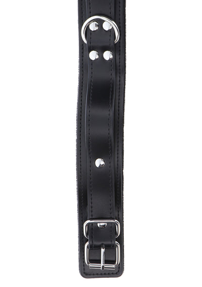 Heavy D-Ring Collar BLACK - 3