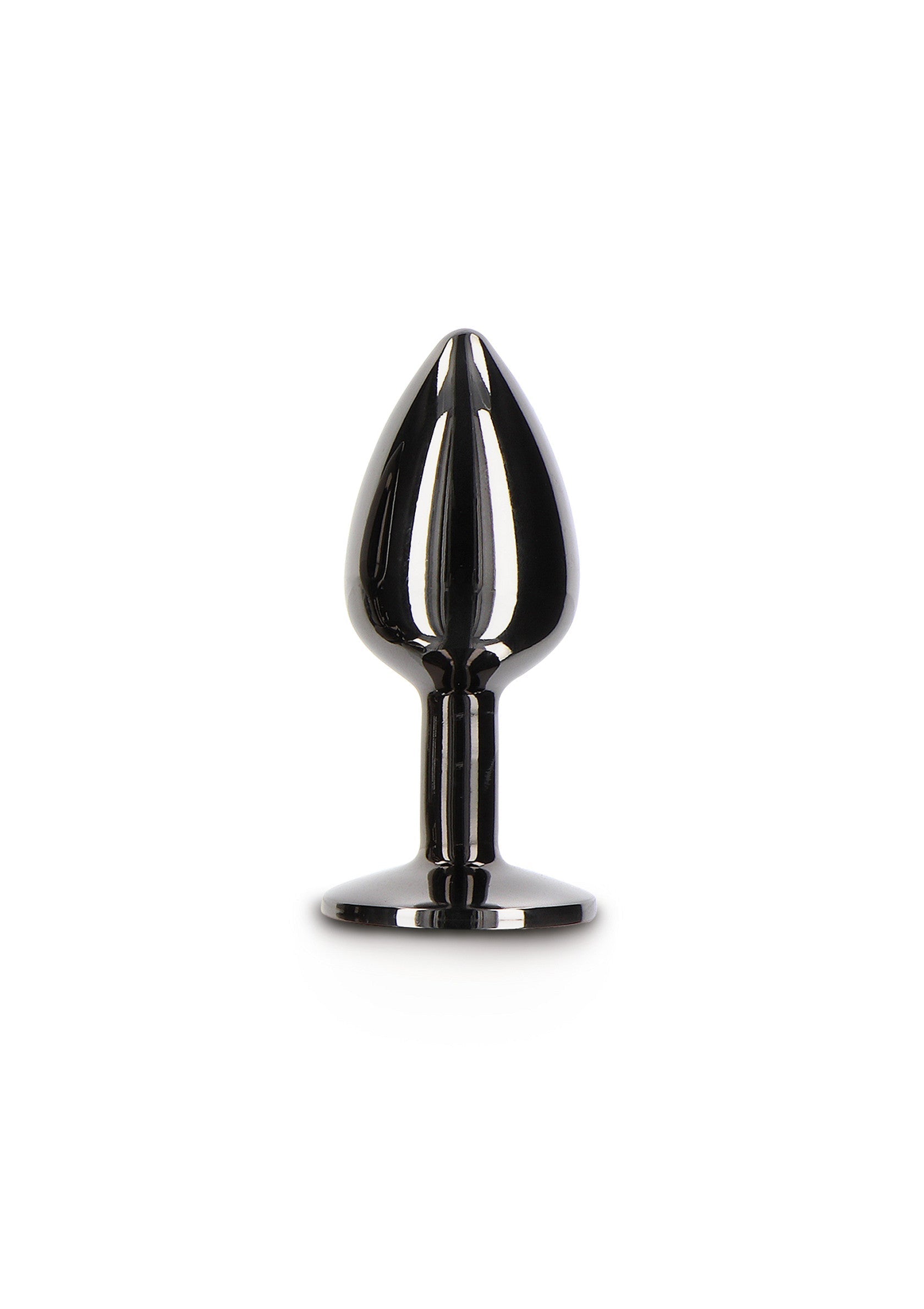 Butt Plug With Diamond Jewel S BLACK - 1