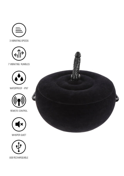 Inflatable Fuck Seat with Remote BLACK - 2