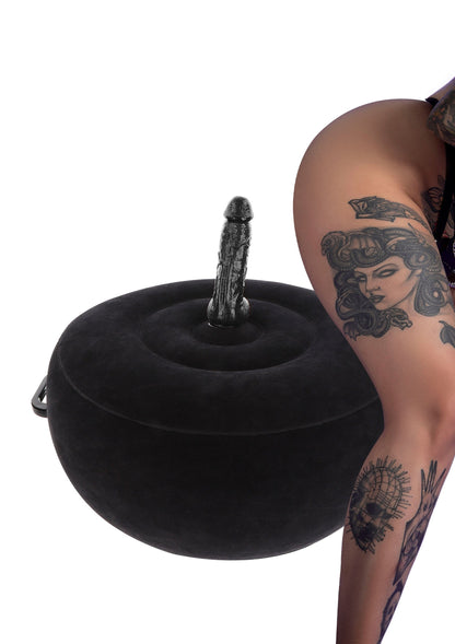Inflatable Fuck Seat with Remote BLACK - 1
