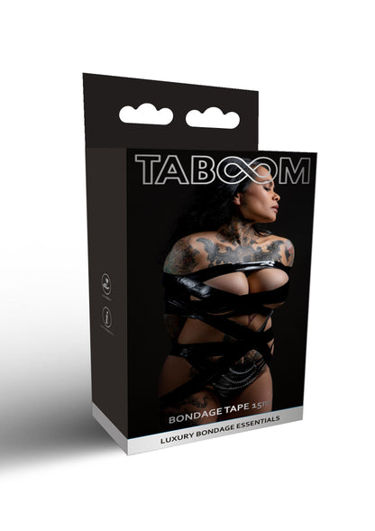 Taboom Bondage Essentials Bondage Tape 15m BLACK - 1