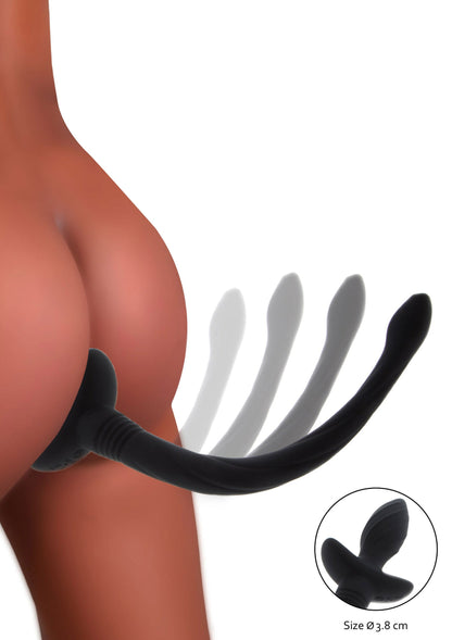 Puppy Play Wiggle Tail BLACK - 2
