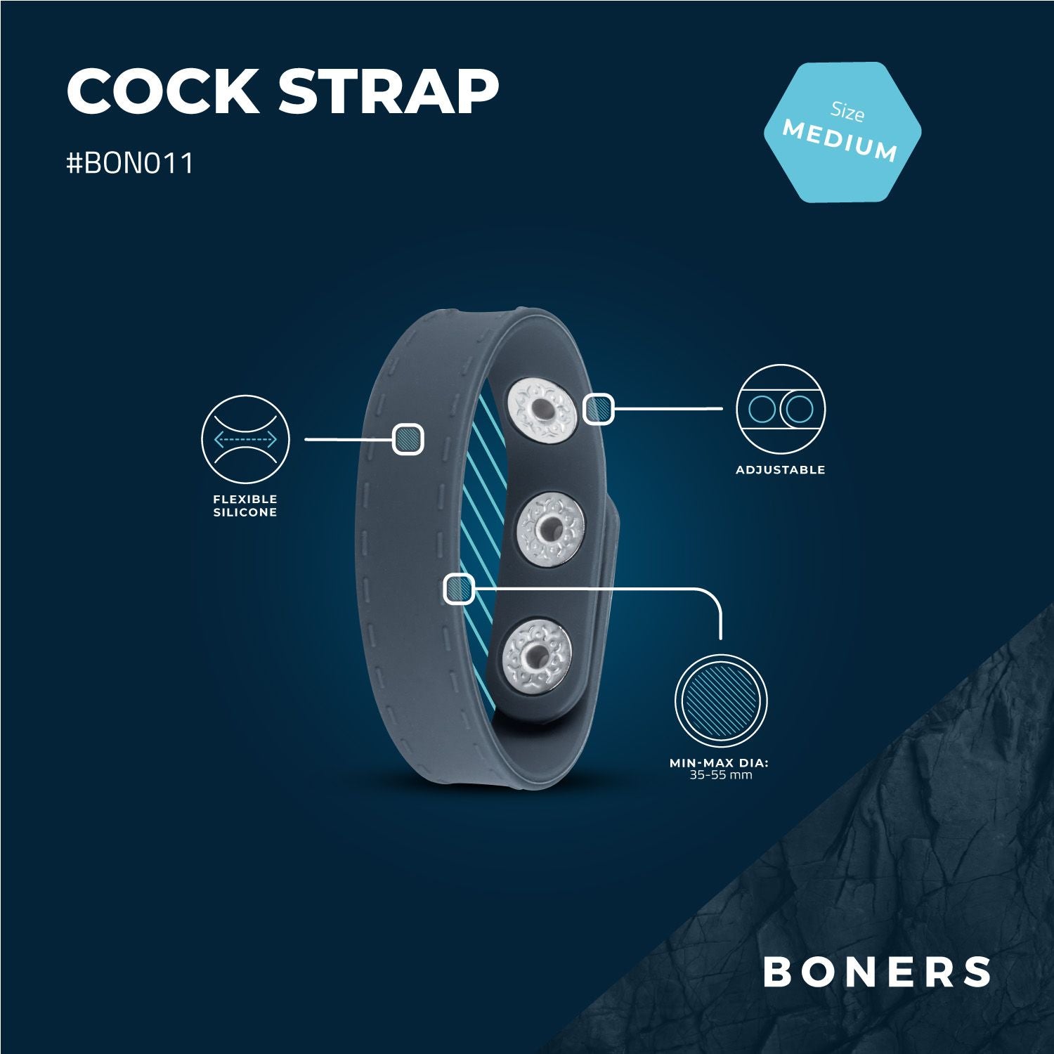 Boners Cock Strap - Maat S/M - 8