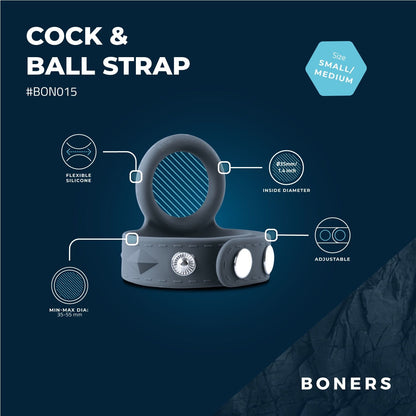 Boners Cock & Ball Strap - S/M - 6