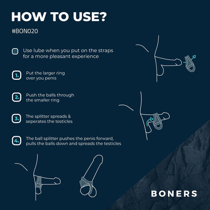 Boners Liquid Silicone Ball Splitter - 3