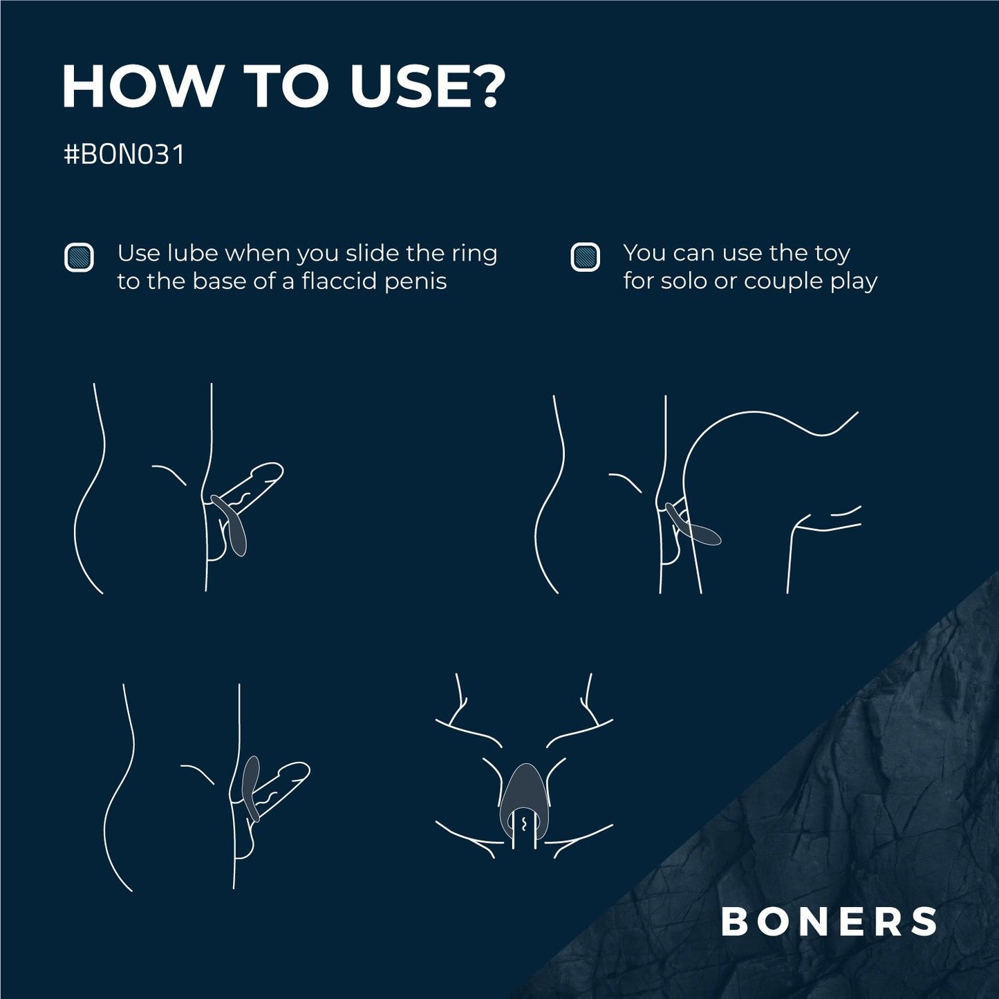 Boners - Vibrerende Cockring - 4