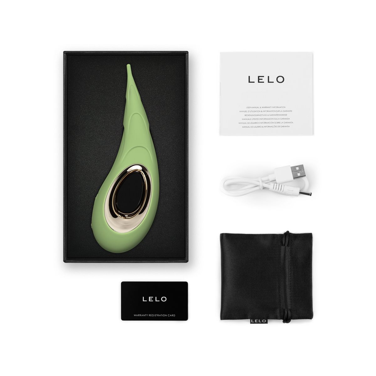 Lelo - Dot Cruise Clitoral Pinpoint Vibrator Pistachio Cream - 4