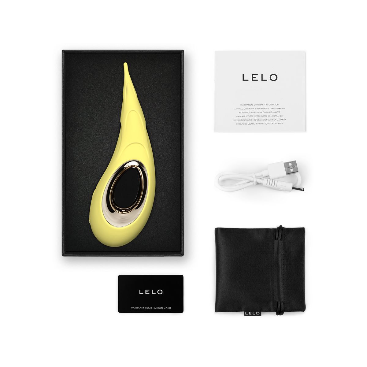 Lelo - Dot Cruise Clitoral Pinpoint Vibrator Lemon Sorbet - 4
