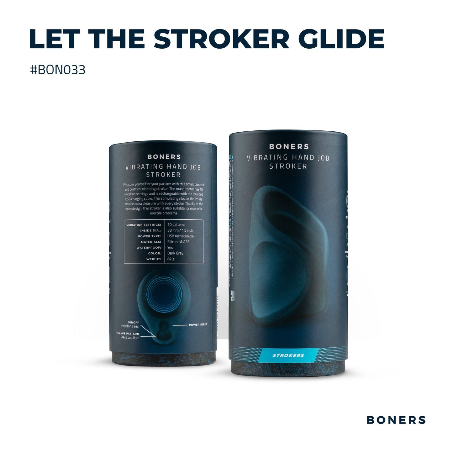 Boners Vibrerende Handjob Masturbator - 8