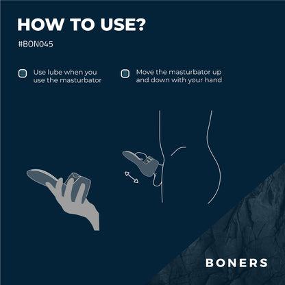 Boners Elektrische Masturbator - Blauw - 10