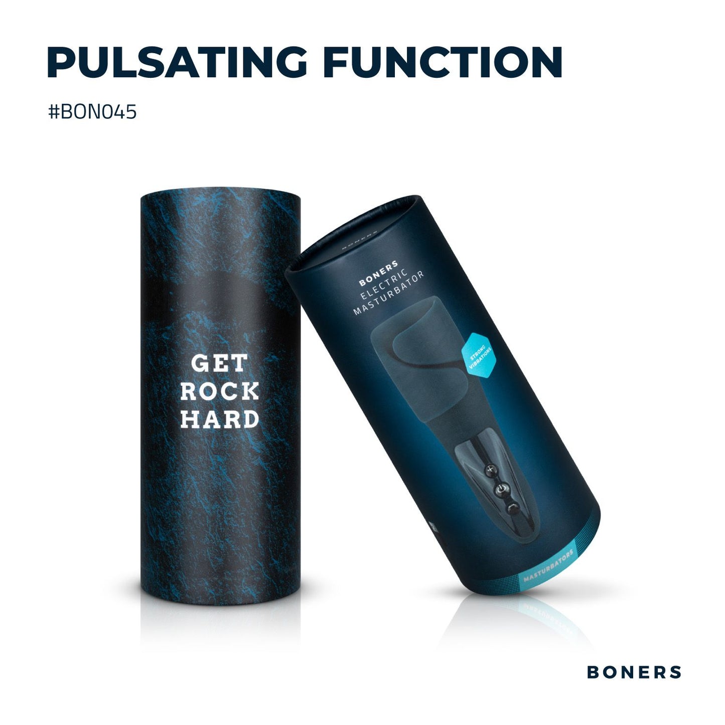 Boners Elektrische Masturbator - Blauw - 12