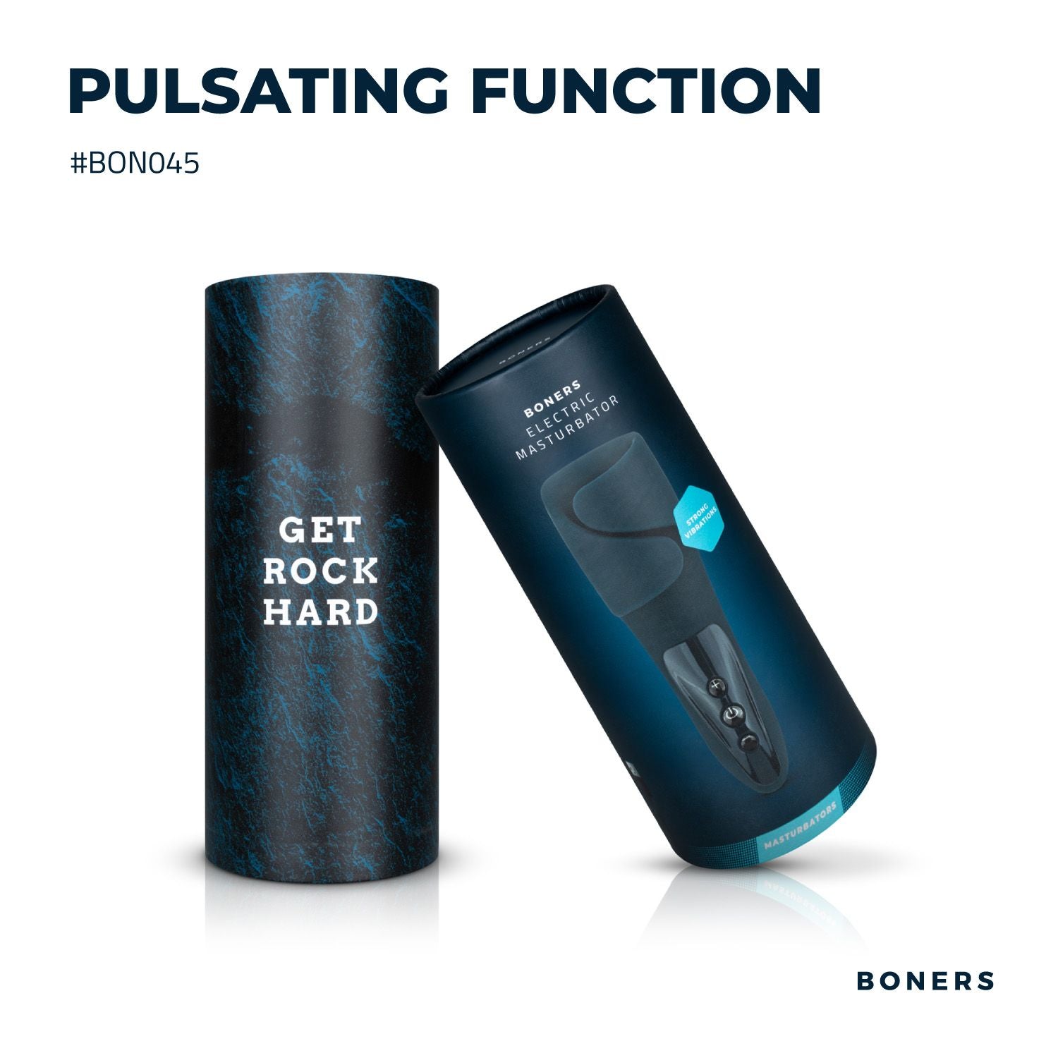 Boners Elektrische Masturbator - Blauw - 12