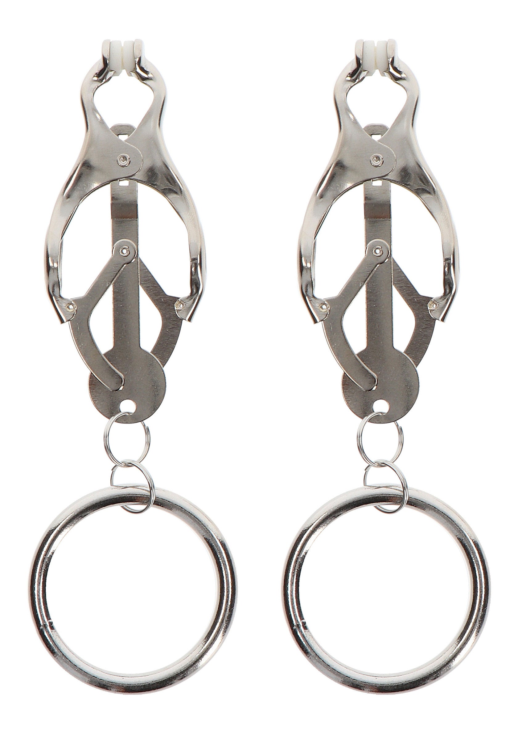 Butterfly Clamps With Ring SILVER - 1