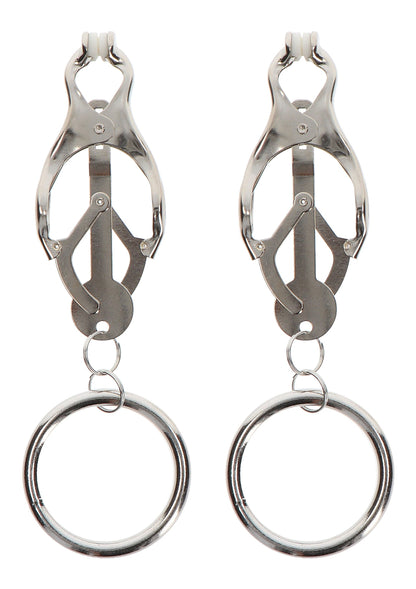 Butterfly Clamps With Ring SILVER - 3