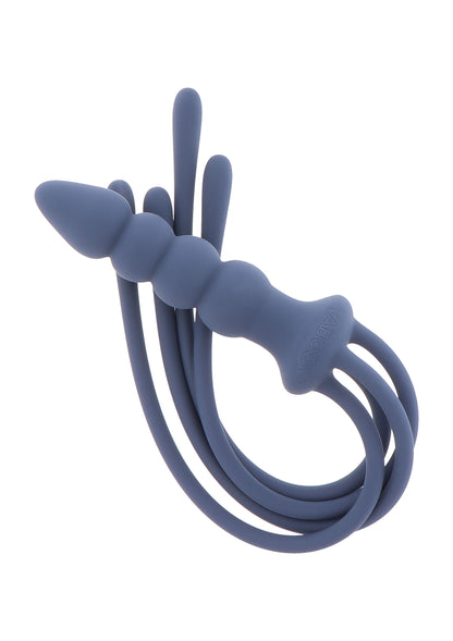 Silicone Whip and Plug BLUE - 5