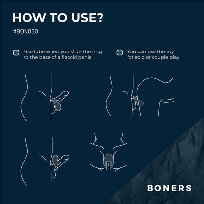 Boners - Vibrerende Cockring - 5