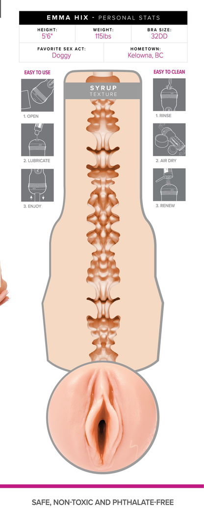 Fleshlight Girls - Emma Hix Syrup Signature  - 1