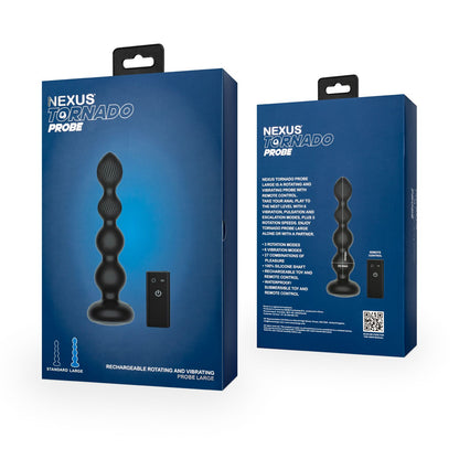 Nexus - Tornado Roterende Beaded Anaal Plug - Large  - 4