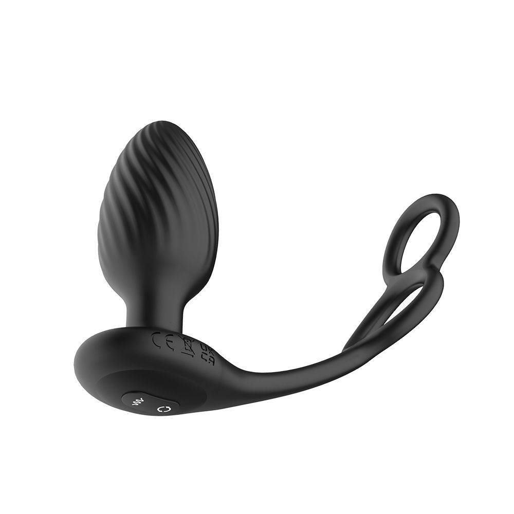Nexus - Tornado Roterende Anaal Plug met Cock & Ball Rings  - 4